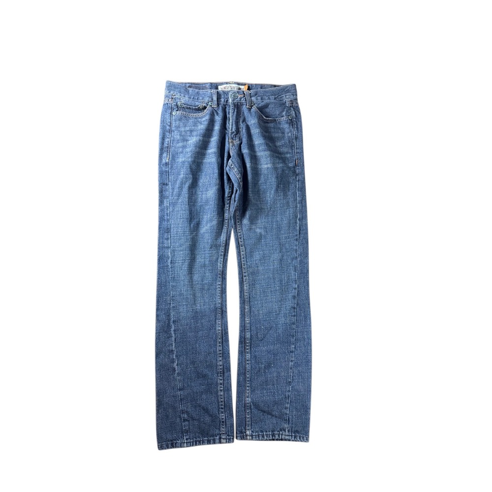 Aeropostale Mens Straight Leg Jeans Medium Wash Y2K Denim 30x32 Blue